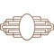 Ekena Millwork Elizabeth Wood Fretwork Pierced Ceiling Medallion, Walnut, 22"W x 11"H x 6"IW x 10 3/8"IH x 1/4"T CMWP22X11X0250EBWA - alternate 1